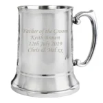 Personalised Any Message Stainless Steel Tankard - Image 4