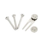 Personalised 'No.1 Golfer' Initials Silver Plated Golf Set - Image 3