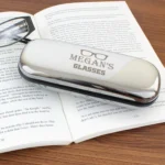 Personalised Glasses Motif Chrome Plated Glasses Case
