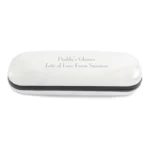Personalised Any Message Chrome Plated Glasses Case - Image 3
