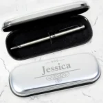 Personalised Decorative Chrome Plated Pen & Gift Box Set - Image 2