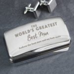 Personalised 'The World's Greatest' Chrome Plated Cufflink Box - Image 5