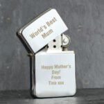 Personalised Any Message Chrome Plated Lighter - Image 3
