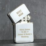 Personalised Any Message Chrome Plated Lighter - Image 5