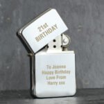 Personalised Any Message Chrome Plated Lighter - Image 6