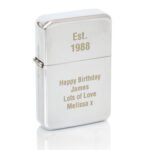 Personalised Any Message Chrome Plated Lighter - Image 8