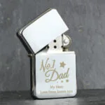 Personalised 'No.1 Dad' Chrome Plated Lighter