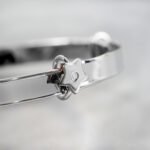 Personalised Children's Sterling Silver Expanding Diamante Star Bracelet - Image 2