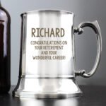 Personalised Name & Message Stainless Steel Tankard - Image 3