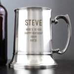 Personalised Name & Message Stainless Steel Tankard - Image 4