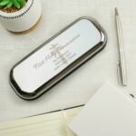 Personalised Religious Cross Design Chrome Plated Pen & Gift Box Set - Image 3