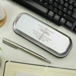 Personalised Religious Cross Design Chrome Plated Pen & Gift Box Set - Image 5