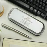 Personalised Religious Cross Design Chrome Plated Pen & Gift Box Set - Image 6