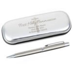 Personalised Religious Cross Design Chrome Plated Pen & Gift Box Set - Image 7