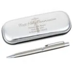 Personalised Religious Cross Design Chrome Plated Pen & Gift Box Set - Image 7