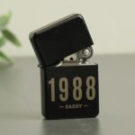 Personalised Year & Name Black Lighter