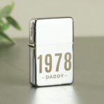 Personalised Year & Name Chrome Plated Lighter - Image 3