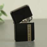 Personalised Any Message Black Lighter