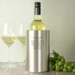 Personalised Number & Message Stainless Steel Wine Cooler - Image 5