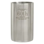 Personalised Number & Message Stainless Steel Wine Cooler - Image 6
