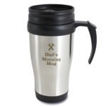 Personalised Tools Motif Stainless Steel Thermal Travel Mug - Image 3