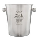 Personalised Any Message Decorative Stainless Steel Ice Bucket - Image 7