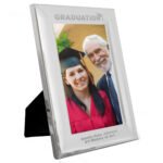 Personalised 'Graduation' 4x6 Portrait Silver Aluminium Photo Frame - Image 3
