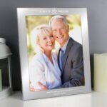 Personalised 'Always & Forever' 8x10 Portrait Silver Aluminium Photo Frame