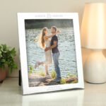 Personalised 'Always & Forever' 8x10 Portrait Silver Aluminium Photo Frame - Image 2
