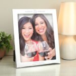 Personalised 'Always & Forever' 8x10 Portrait Silver Aluminium Photo Frame - Image 3