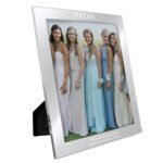 Personalised 'Prom' Stars Design 8×10 Portrait Silver Aluminium Photo Frame - Image 4