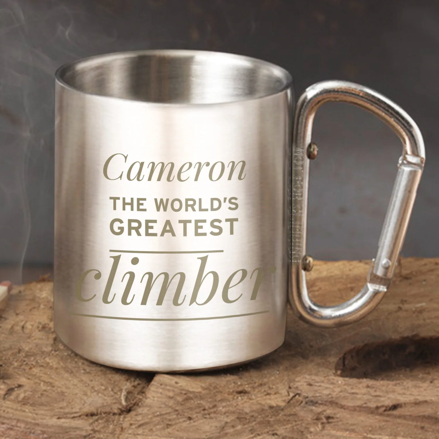 P0104J31 Personalised Any Message Stainless Steel Mug 3 Personalised Any Message Stainless Steel Mug - Image 1