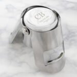 Personalised Monogram Initials & Date Stainless Steel Bottle Stopper - Image 3