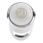 Personalised Big Numbers Stainless Steel Bottle Stopper - Image 5