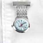 Personalised Any Message Nurse's Stainless Steel Plated Fob Watch