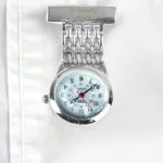 Personalised Any Message Nurse's Stainless Steel Plated Fob Watch