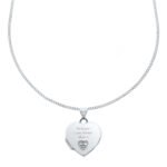 Personalised Any Message Children's Sterling Silver & Cubic Zirconia Heart Locket Necklace - Image 7