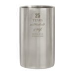Personalised Anniversary Stainless Steel Wine Cooler - Image 5