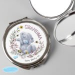 Personalised Me to You Bees Design Round Silver Finish Compact Mirror - Image 4