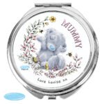 Personalised Me to You Bees Design Round Silver Finish Compact Mirror - Image 7