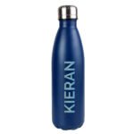 Personalised Bold Name Blue Stainless Steel Insulated Drinks Bottle - Image 5