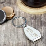 Personalised 'Super Dad' Bottle Opener Keyring