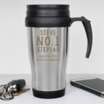 Personalised Any Message Stainless Steel Thermal Travel Mug - Image 2