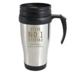 Personalised Any Message Stainless Steel Thermal Travel Mug - Image 4