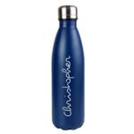 Personalised Name Only Blue Stainless Steel Insulated Drinks Bottle - Image 4
