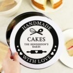 Personalised 'Handmade With Love' Round Cake Tin - Image 3