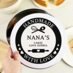 Personalised 'Handmade With Love' Round Cake Tin - Image 4