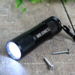 Personalised Any Message Black Metal Mini Torch - Image 3