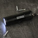 Personalised Any Message Black Metal Mini Torch - Image 5