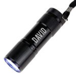 Personalised Any Message Black Metal Mini Torch - Image 7